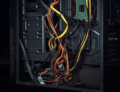 Image result for Poor PC Cable Management