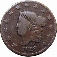 Image result for 1828 Large Cent Penny Worth
