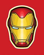 Image result for Iron Man Sticker HD