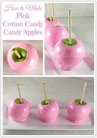 Image result for Pink and White Candy Apples