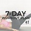 Image result for Weekly Home Workout Plan