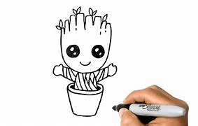 Image result for How to Draw Baby Groot Book