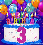 Image result for Animated Happy 3rd Birthday