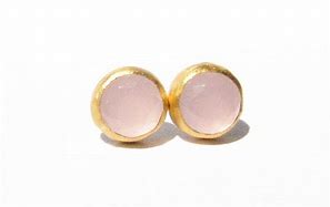 Image result for 24k Gold Rose Earrings