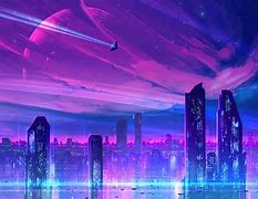 Image result for Neon Purple and Blue City
