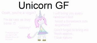 Image result for Ideal GF Meme Unicorn