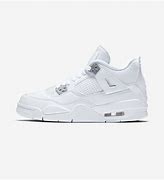 Image result for Nike Jordan 4 Retro GS White Grey