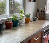 Image result for Finished Concrete Countertops