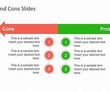 Image result for Pros and Cons Slide Design
