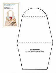 Image result for Mini Paper Purse Template