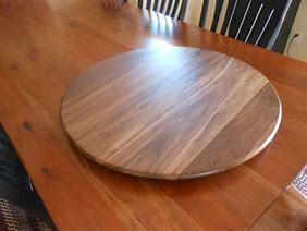 Image result for Wooden Lazy Susan Turntable