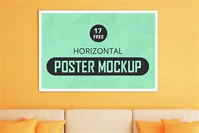 Image result for Horizontal Poster Mockup Free