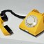 Image result for Side View of a Tabletop Rotary Phone