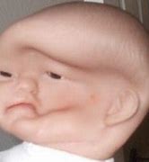Image result for Funny Squashed Baby Face