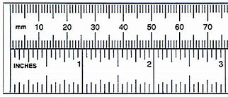Image result for Show-Me 8 mm On a Ruler