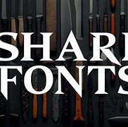 Image result for Various Sharp Fonts