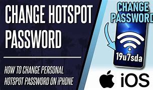 Image result for Change Personal Hotspot Password On iPhone