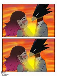 Image result for Funny Anime Kiss Comic
