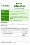 Image result for Writing Instructions Template