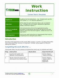 Image result for Instruction Manual Template