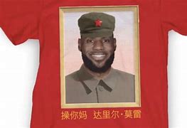 Image result for LeBron James Communist T-Shirt