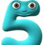 Image result for Image of Five Numbers Cartoon