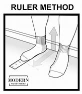Image result for How to Measure Your Shoe Size with a Ruler