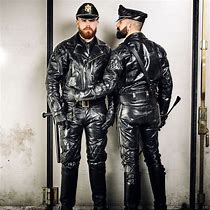Image result for Full Leather Uniform Men