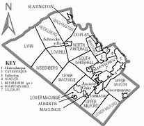 Image result for Lehigh Valley County Map