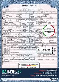 Image result for Arizona Death Certificate