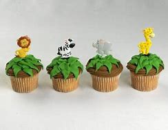 Image result for Jungle Theme Cupcakes for 1st Birthday