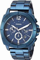 Image result for Fossil Blue Glass Watch