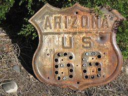 Image result for Arizona Route 66 Sign