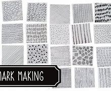 Image result for Mark Making Techniques Art
