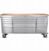 Image result for stainless steel workbench with shelf