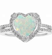 Image result for Opal Birthstone Ring