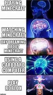Image result for Meme Big Brain Minecraft