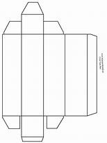 Image result for 5X5 X 5 Inch Box Template