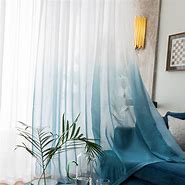 Image result for Blue Ombre Sheer Curtains