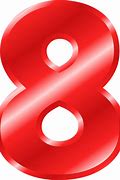 Image result for White Number 8