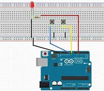 Image result for LED with Push Button Arduino