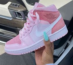 Image result for Pink White Jordan's