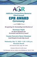 Image result for CPR Award