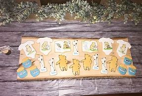 Image result for Winnie Pooh 1st Birthday Sugar Cookies