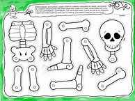 Image result for Free Printable Skeleton Cut Out