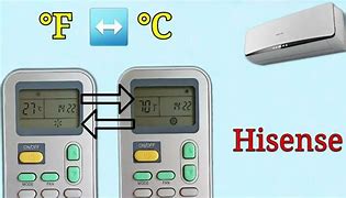 Image result for Hisense Model Ap13hr1g Remote Control Fahrenheit