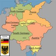 Image result for German Confederation Map.png