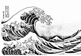 Image result for Great Wave Coloring Page