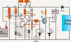 Image result for Solar Panel Charger Circuit
