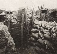 Image result for WW1 Trench Side View